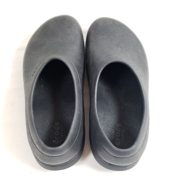 Crocs Bistro Unisex Slip-Resistant Work Clogs Women's Size 8 Men's 6 Black - Picture 7 of 9